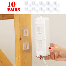 Load image into Gallery viewer, Double-Sided Adhesive Wall Hooks Hanger Strong Transparent Hooks Suction Cup Sucker Wall Storage Holder For Kitchen Bathroom
